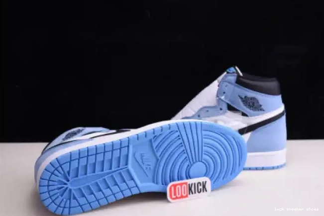 Reps LUCY 1 BLACK UNIVERSITY 555088-134 JORDAN WHITE BLUE HIGH RETRO AIR 0514
